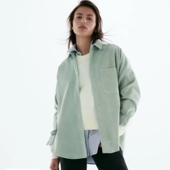 Zara Corduroy Button Down - Picture 2 of 5